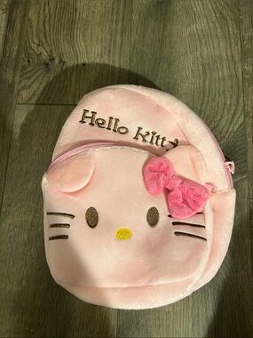 NWOT Hello Kitty Pink Plush Mini toddler girl backpack